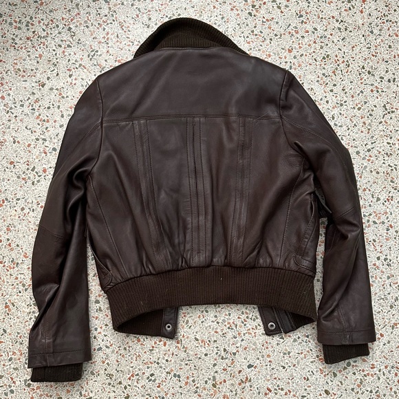 Columbia leather bomber jacket - Picture 7 of 13